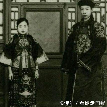 五官|清朝新婚夫妻照: 五官僵硬目光呆滞, 最后一张新娘子很美艳!