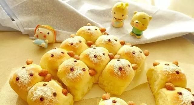  搅拌|挤挤小熊包，简单造型就是那么可爱，尤其是小孩子会特别喜欢