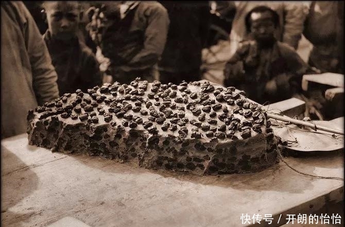 两菜|100年前高清老照片 火热的面摊 普通人家的两菜一汤