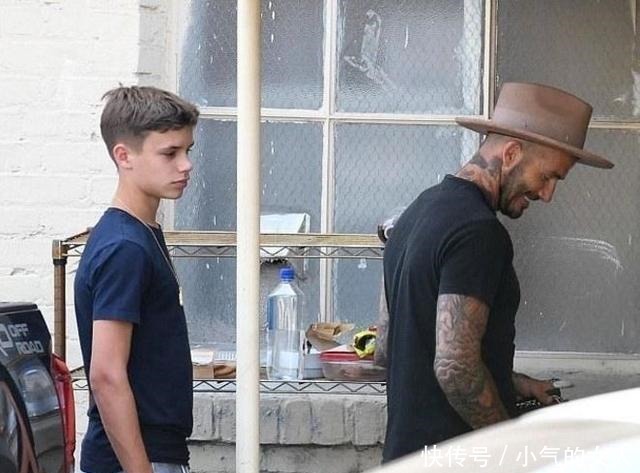 生气|贝克汉姆带儿女去美甲店,二公子罗密欧帅气,生气的小七太可爱了