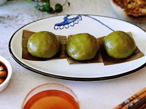 清新|春天的野菜是大自然的馈赠,一款鼠曲草青团,感受清新的美好