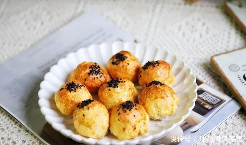 汤圆|酥脆可口的爆浆汤圆,芝麻鸡蛋汤圆三合一,好吃得不得了