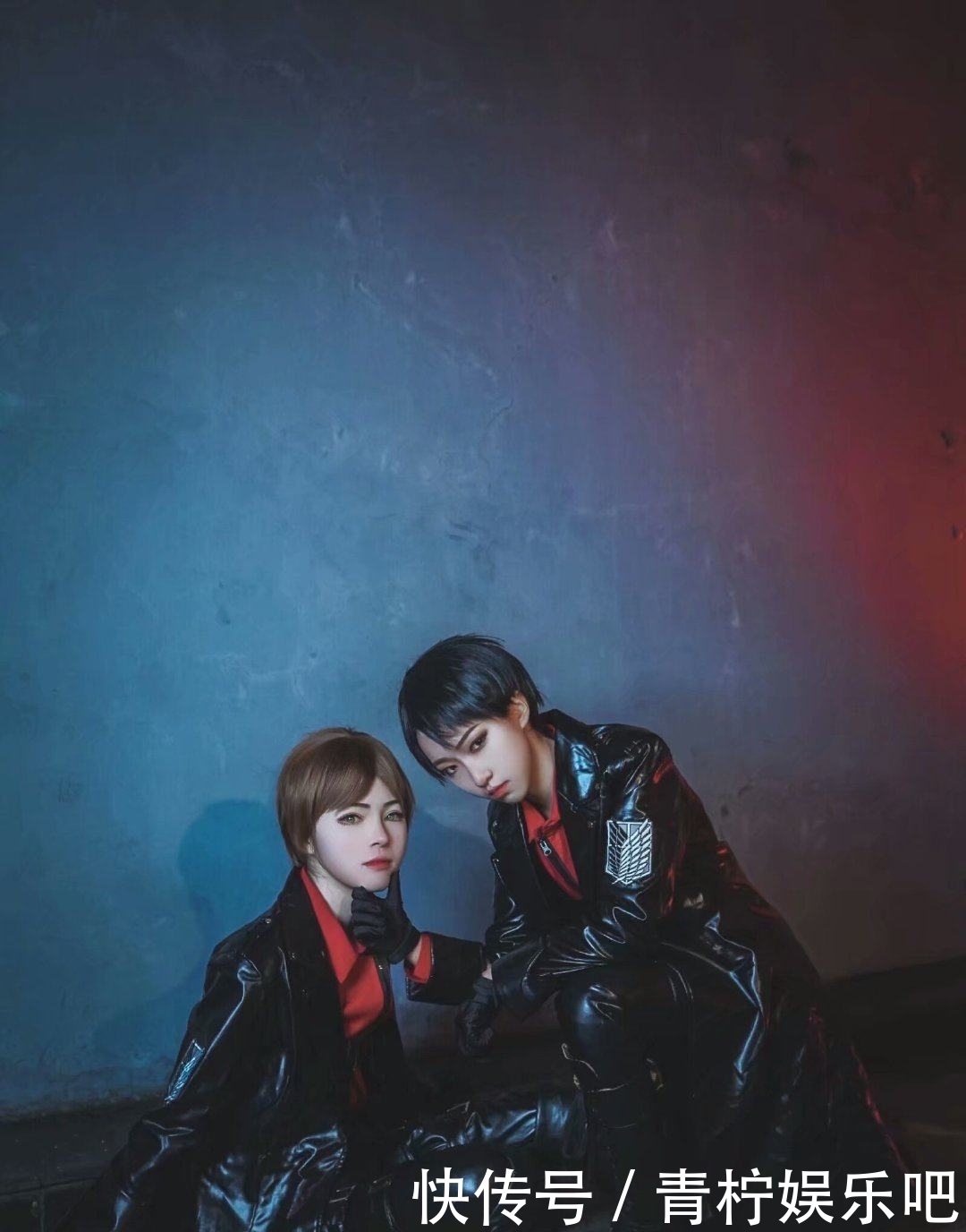 巨人|进击的巨人 利威尔×艾伦cosplay