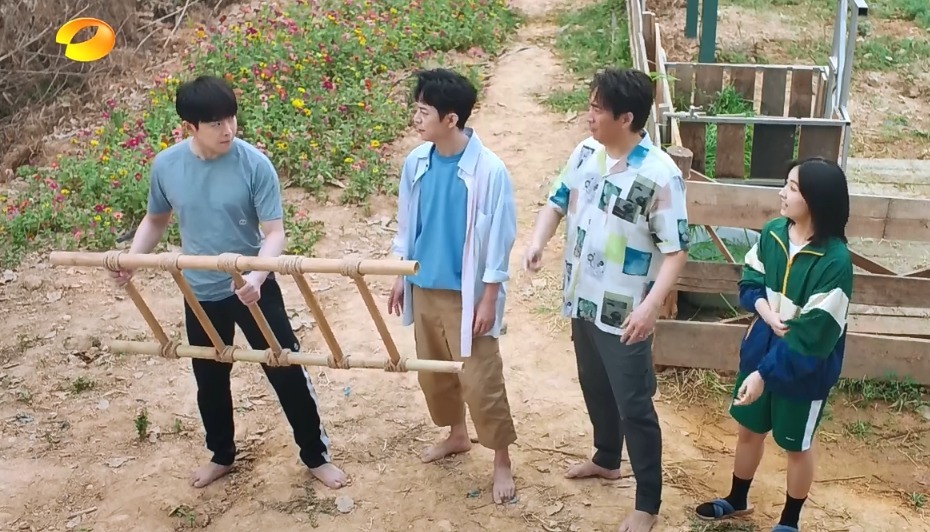  画风|《向往4》更新宣传片，张子枫扛梯子飞奔，蘑菇屋画风跑偏太沙雕