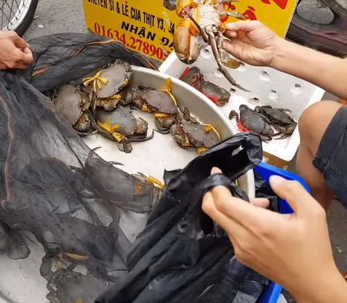 没想到|泰国街头的大螃蟹,一斤20块,以为捡到宝,没想到是“缩水”蟹