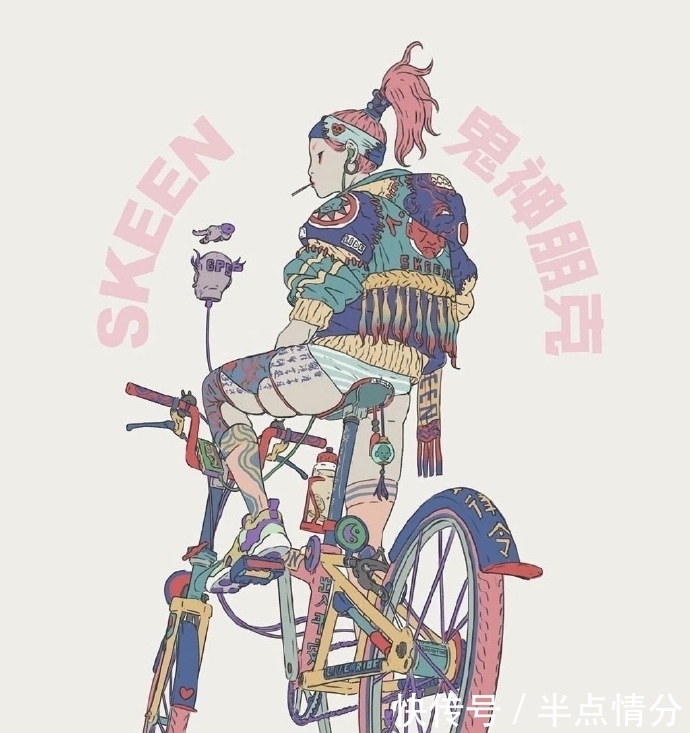 艺术作品|插画-朋克插画艺术作品