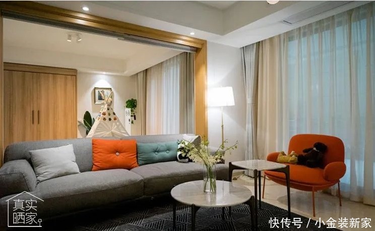  亲自|妈妈亲自改造180㎡的大房子，舒适又好看，三代同堂都满意。