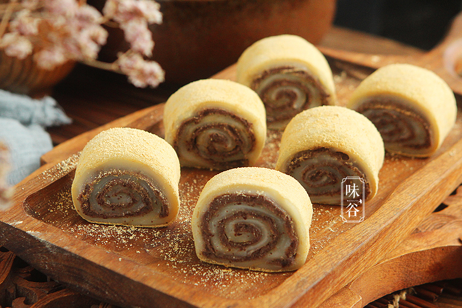 豆沙馅|自制特色小吃驴打滚,口感软糯,豆香浓郁,一口一个越吃越香