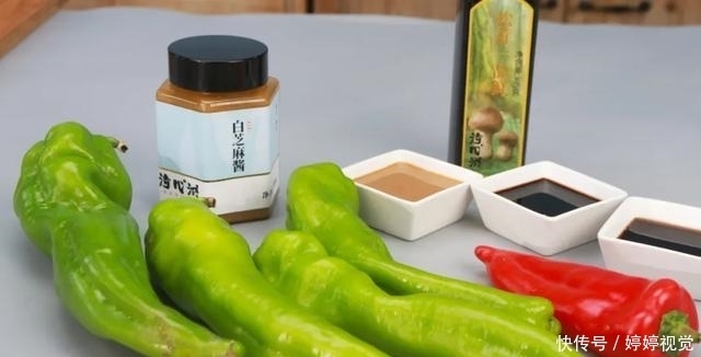  芝麻酱|偷偷告诉你，青椒这样做是真好吃