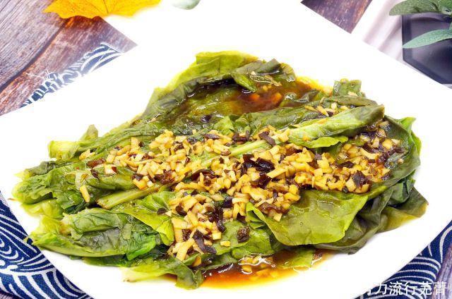 做法|蚝油生菜,别再直接下锅炒,换一种做法,生菜脆嫩爽口,鲜香好吃