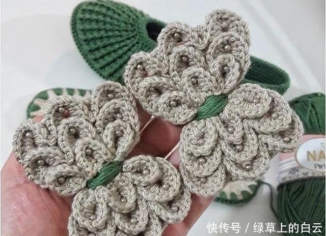  万能|拆下旧鞋子的鞋底，钩织几双万能平底鞋，天天都有新鞋穿，附教程