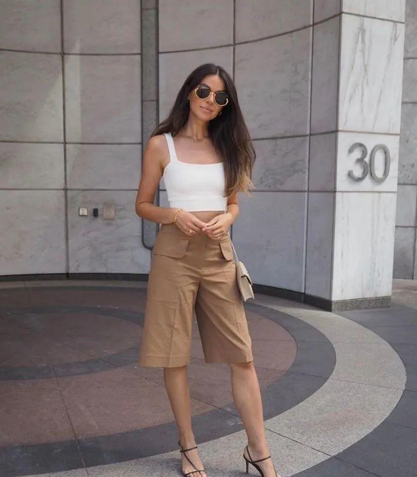 纸袋|衬衫+纸袋裤=今夏巨in混搭,美到不像话!