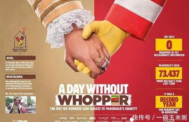 眼看|没眼看!汉堡王强吻麦当劳了?