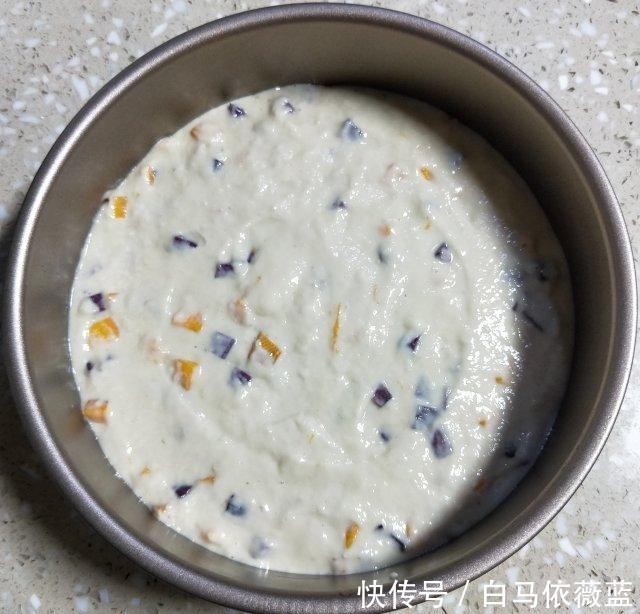  发糕|南瓜紫薯发糕，松软香甜，简单营养