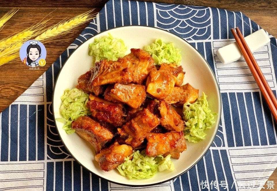 排骨|反复提醒,排骨别焯水!饭店都这样操作,排骨嫩滑多汁,太好吃了