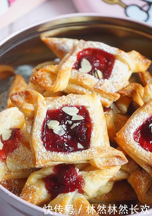  简单|15分钟快手丹麦酥，成本10元做一大盘，简单0技巧，谁做谁成功