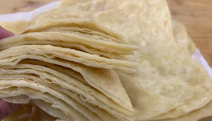 层次分明|万能家常饼,层次分明熟得快,大饼又薄又好吃,凉了也不硬