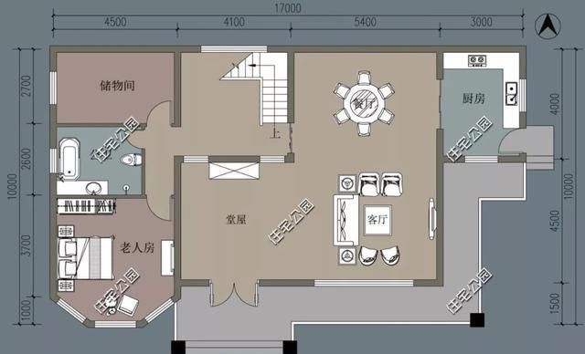 占地尺寸|农村没有堂屋的房子不是好房子,20套户型分享,总有一套看上眼