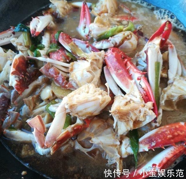 鲜香|梭子蟹炒年糕,鲜香软糯最迷人