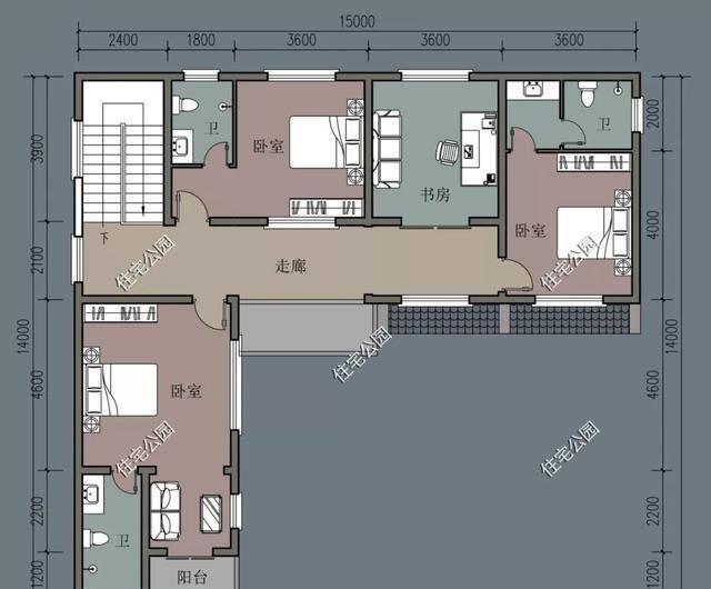 占地尺寸|农村没有堂屋的房子不是好房子,20套户型分享,总有一套看上眼