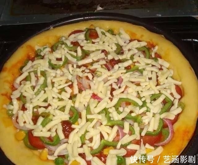 诱惑|美食诱惑,自制的简易版披萨,味道还是很不错的