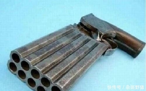 枪械|独特枪械:第3款手枪“最变态” 一枪能震废手腕,有10根枪管