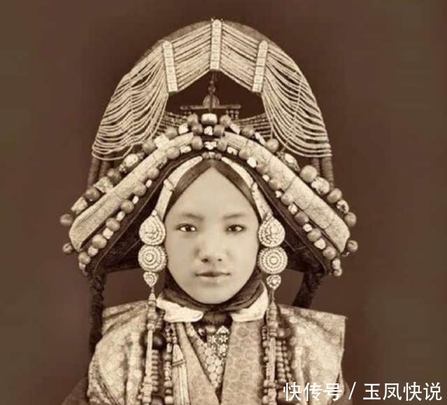 比裹|清末老照片:漂亮的藏族女孩,比裹小脚的满汉女子好看多了