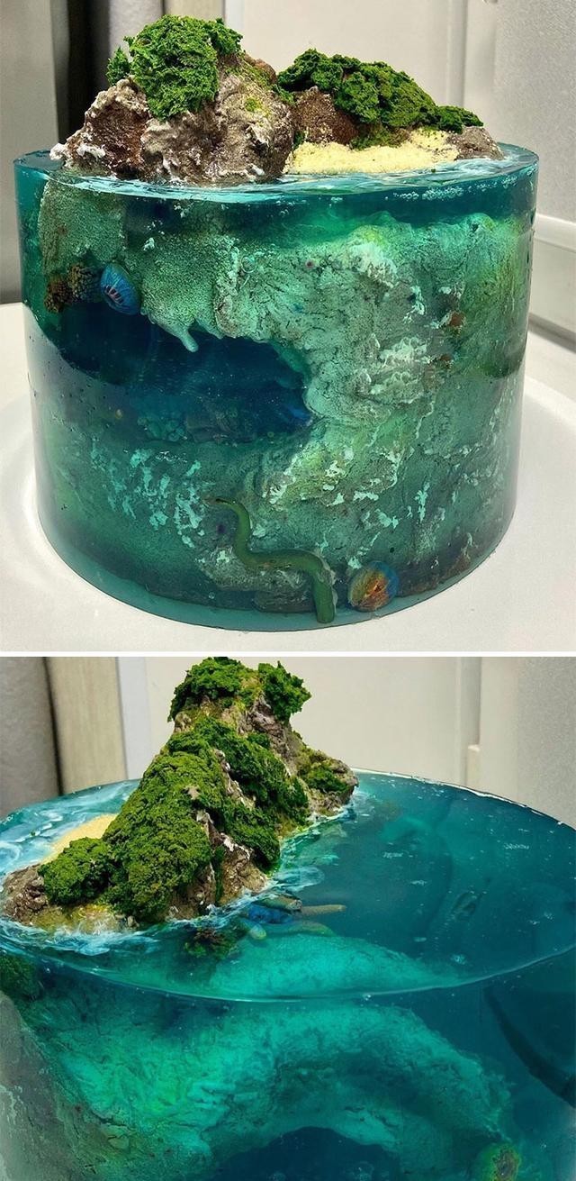 照片|15张“天堂”蛋糕照片:艺术家做蛋糕,好看比好吃更重要