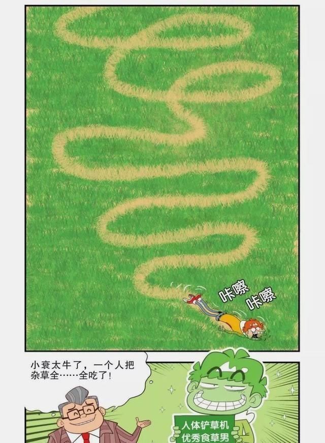  真人版|阿衰漫画：金老师玩起真人版抓娃娃，阿衰除草，变成人体除草机