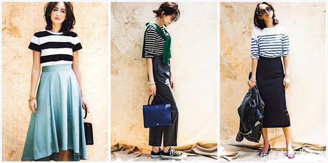 造型|一穿条纹就撞衫简约百搭包揽各种造型!