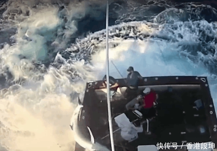 鱼儿|男子海上钓鱼遇到这样危险一幕,半个小时后还惊魂未定!