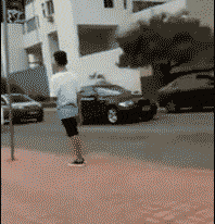  小金人|搞笑GIF：小哥奥斯卡欠你一座小金人！