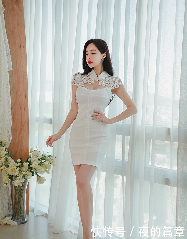  气质|小编大爱的蕾丝连衣裙又来了！小姐姐穿搭起来超显气质，高贵优雅