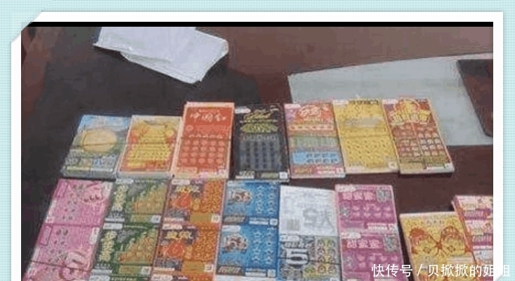 夜里|男子夜里潜入彩票站, 刮完所有彩票, 留下五个字后老板无语了