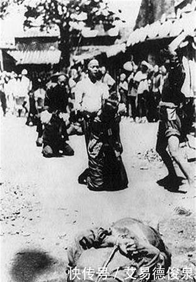 斩杀|清末义和团成员被斩杀现场老照片