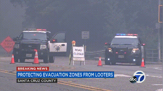 流离失所|加州大火让几万人流离失所,乘火打劫的人却连消防员都不放过