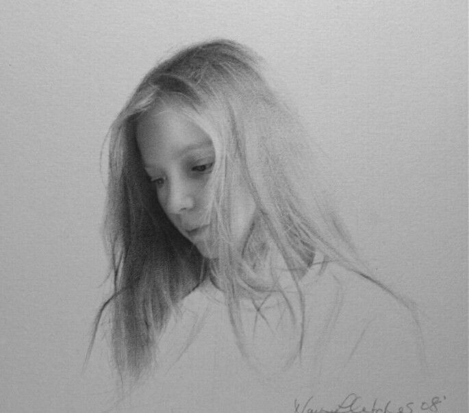  艺术家|英国女艺术家南希·弗莱彻人物肖像素描专辑 ???