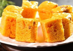 南瓜|美味的南瓜发糕,柔软不甜腻,老人小孩都喜欢吃