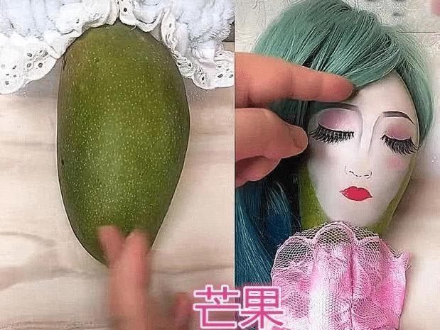 芒果|水果也能“化妆”西瓜一般,柚子太惊艳,看到柠檬把手寄过来