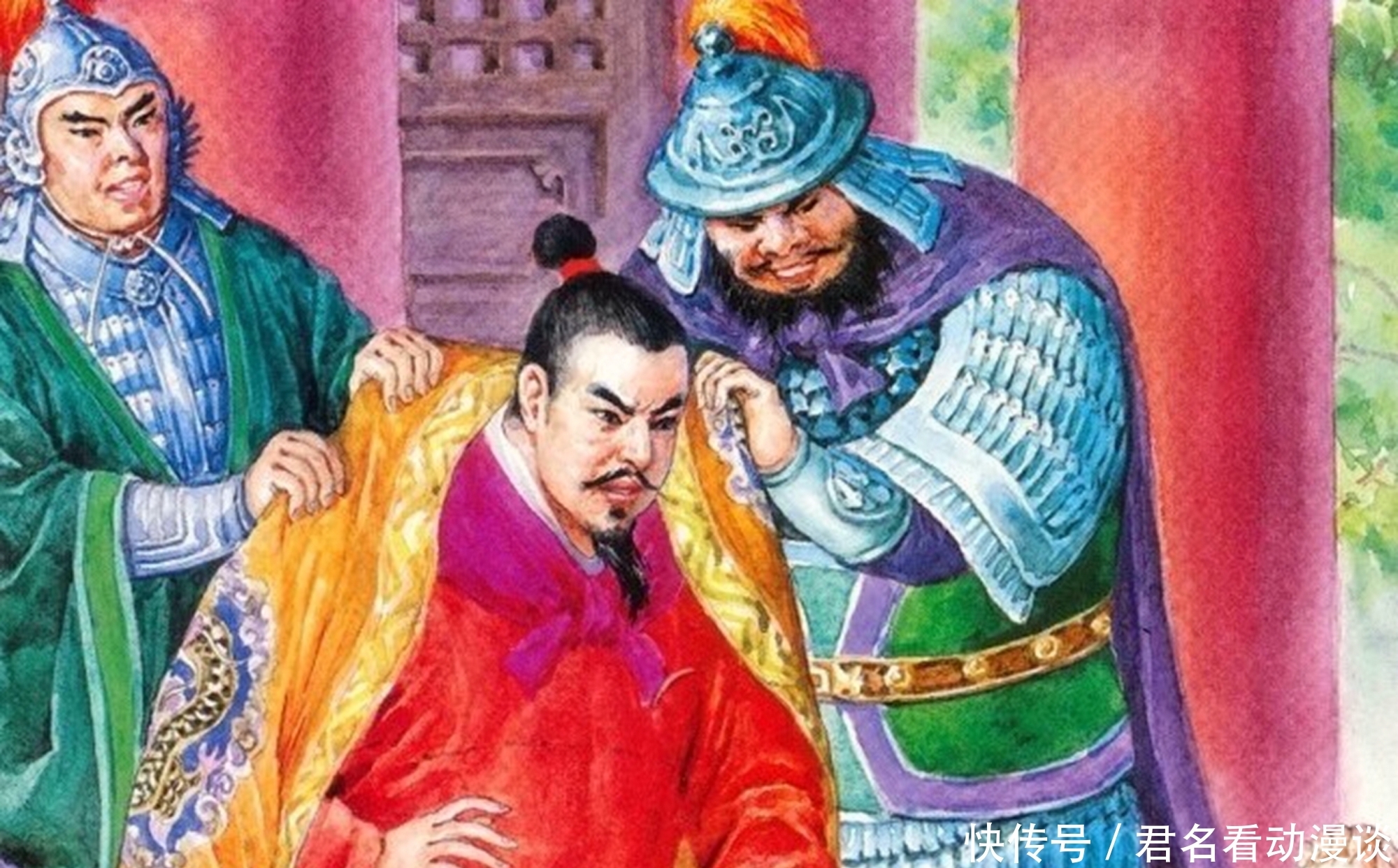 黄袍加身|鲜为人知的史实：宋朝发生过两起“黄袍加身”，另一起太过山寨