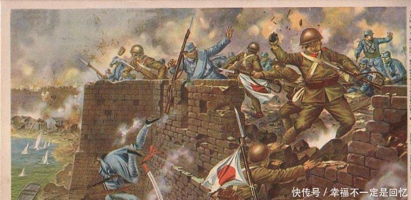  时期|抗日战争时期，侵华日军绘制的宣传画，画面令人不忍直视！