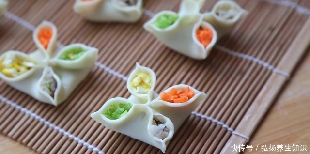 胡萝卜|宅在家里用饺子皮做烧麦,营养美味又好看,孩子早餐最爱吃