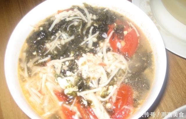 味道|西红柿加它打汤,味道非常鲜美,超好喝好特有营养,三餐都喝不够