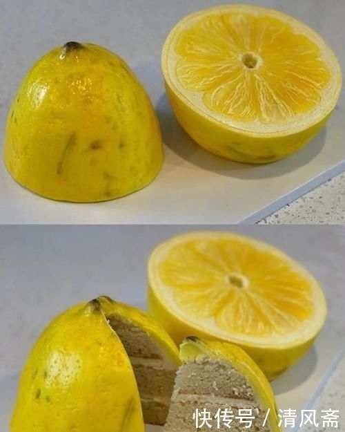 逼真|只看表面绝对会被骗的蛋糕,草莓逼真舍不得吃,柠檬那个真绝了