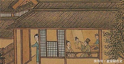  清明上河图|放大后的《清明上河图》老板，你是不是拿错了，菜刀可不是斧头