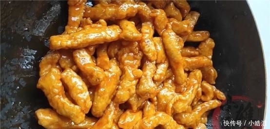 里脊|15块钱的里脊肉,大厨做了一大盘糖醋里脊,味道比饭店还正宗