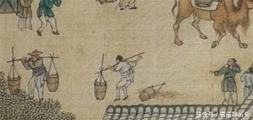  清明上河图|放大后的《清明上河图》老板，你是不是拿错了，菜刀可不是斧头