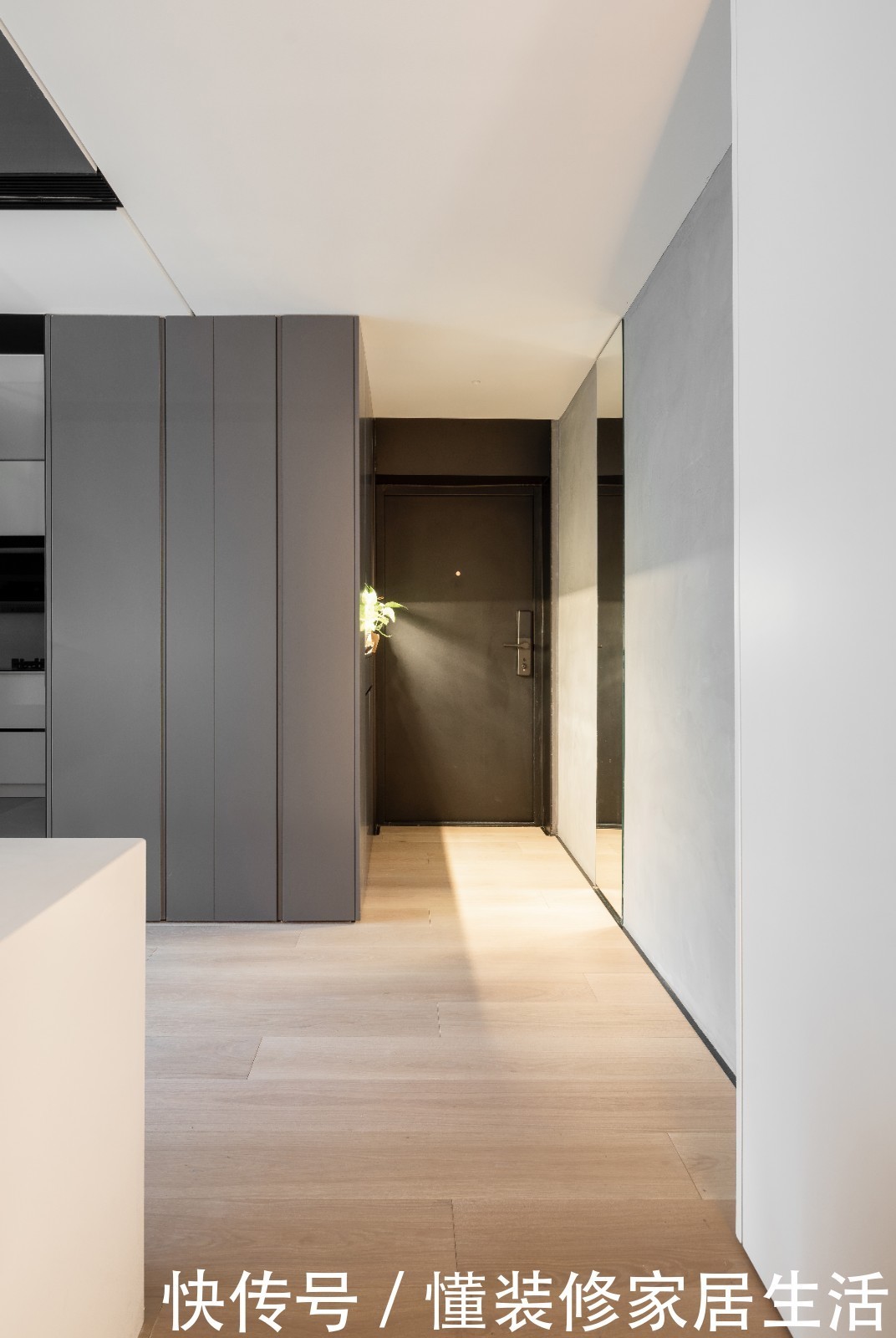 开放式|上海小姑娘的100㎡新家,全屋开放式布局,入户第一眼,就着迷了