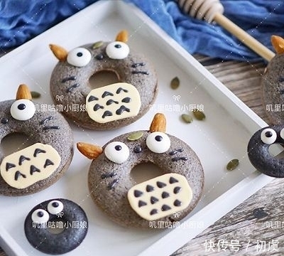  翻拌均匀|超人气龙猫甜甜圈