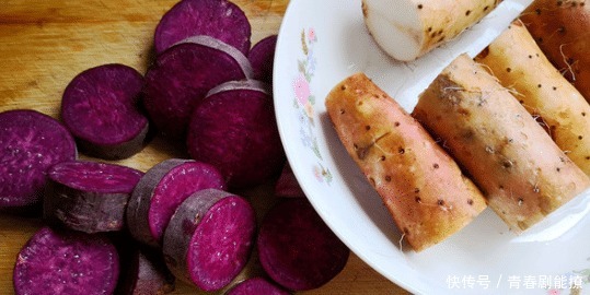 按压|紫薯山药糕,简单易学,软糯有嚼劲,夏日高颜值小点心